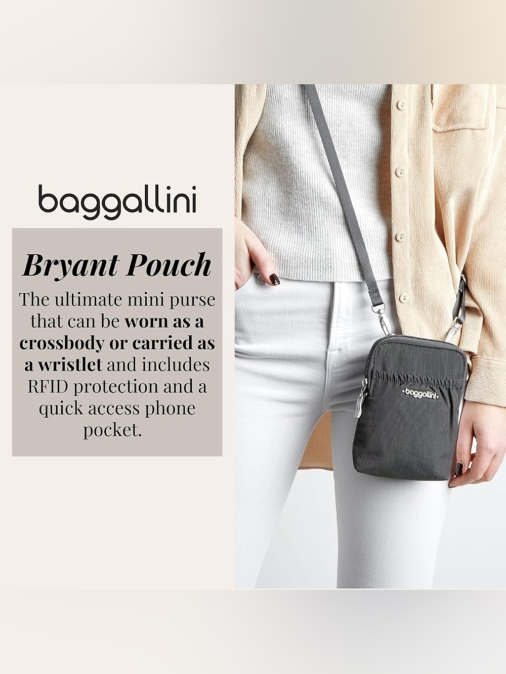 MAKE AN OFFER - BAGGALINI Bryant Pouch Crossbody Cheetah Leopard Animal Print